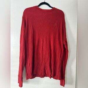 Timberland Waffle Knit Long Sleeve Organic Cotton Shirt